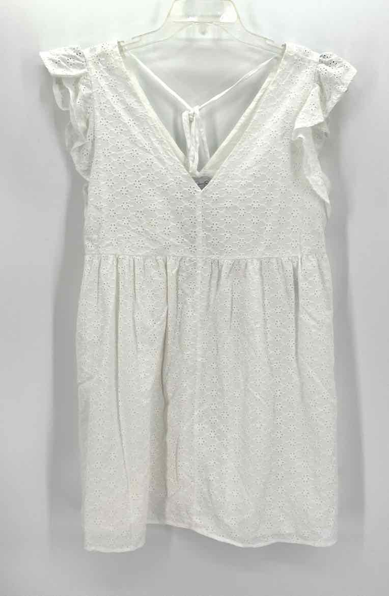 Size L Jessica Simpson White Dress
