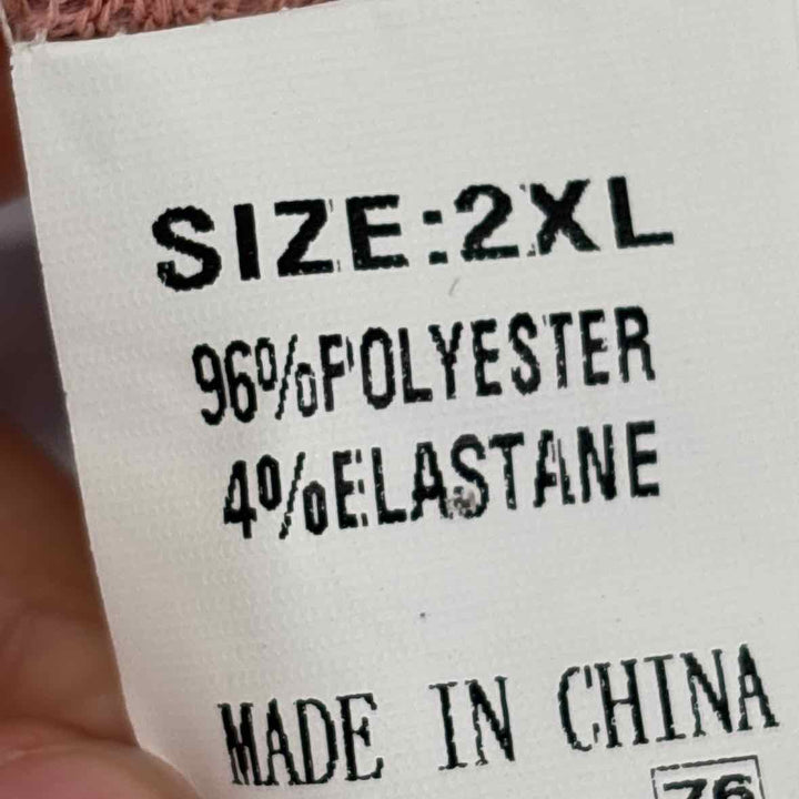 Size 2X Mauve Shirt