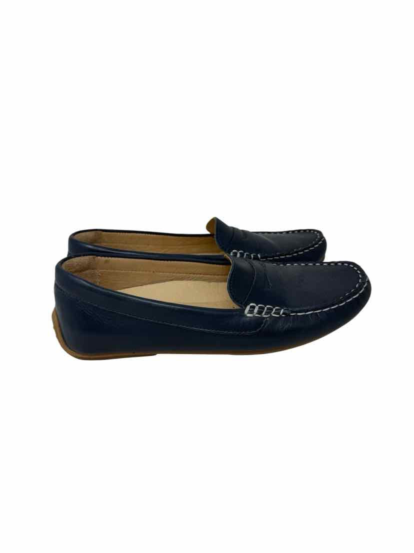 Shoe Size 7 Navy Leather Loafers