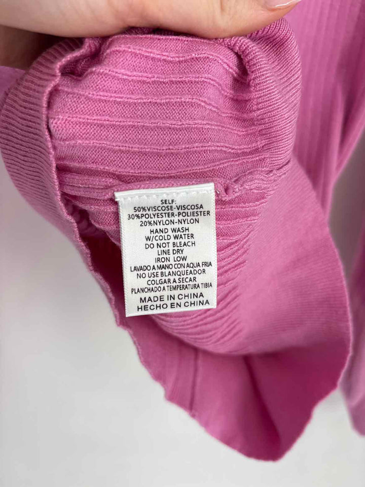 Size S MERCI Pink Knit Sweater