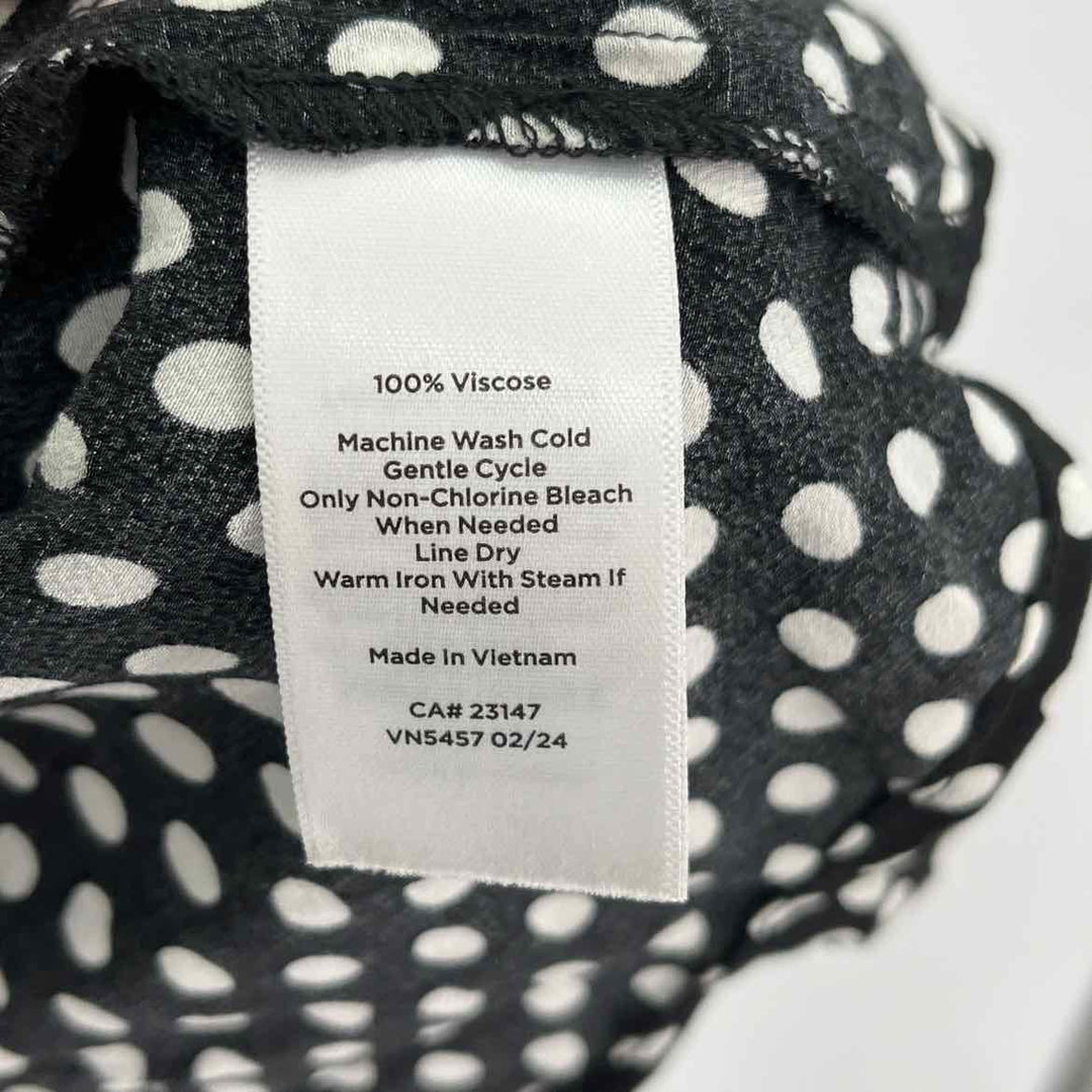 Size 2X Talbots Black/White Shirt