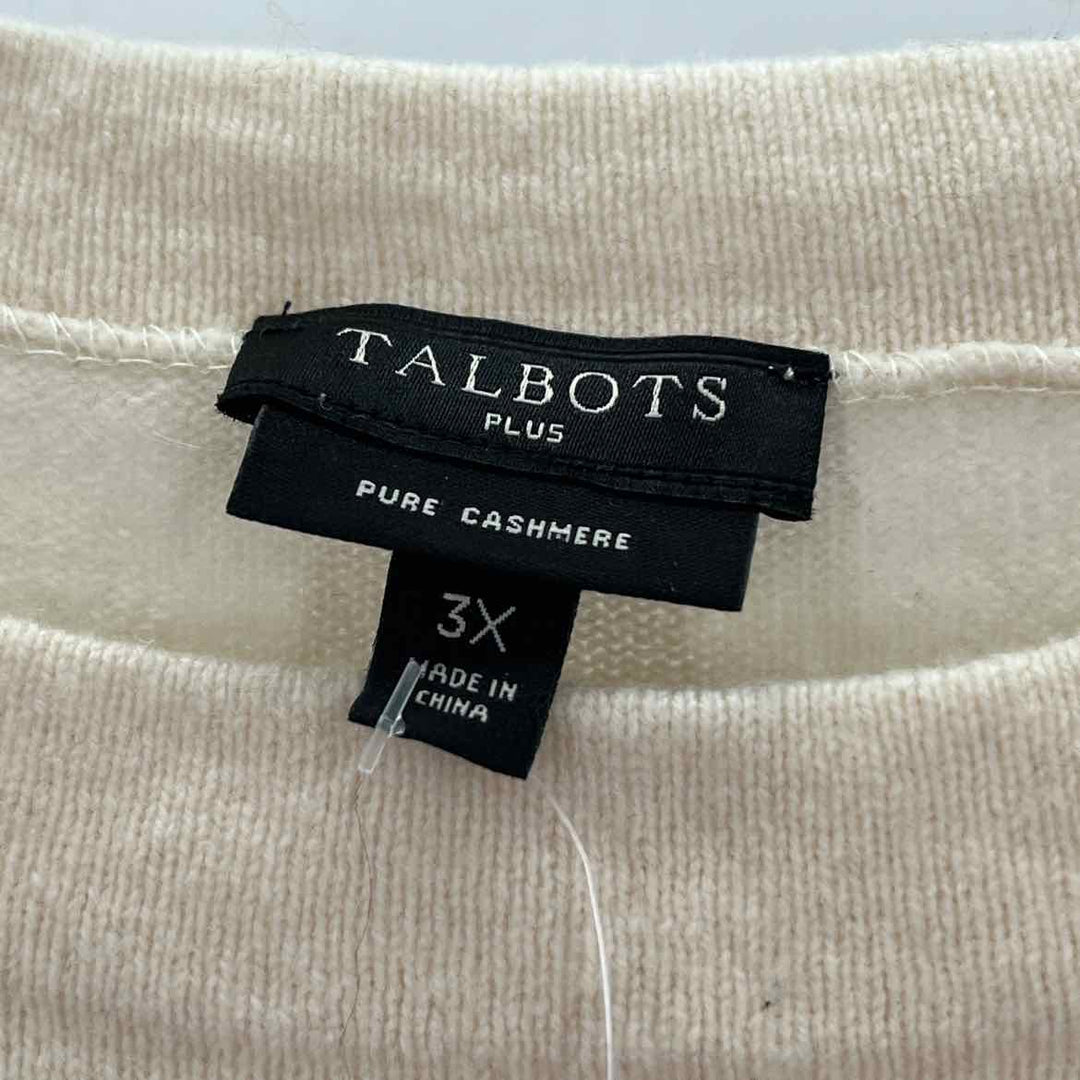 Size 3X Talbots Tan Cashmere Sweater