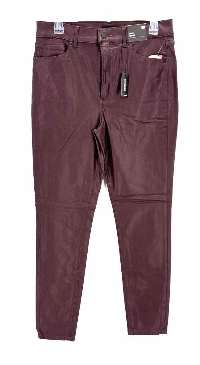 Size 10 EXPRESS Burgundy Jeans