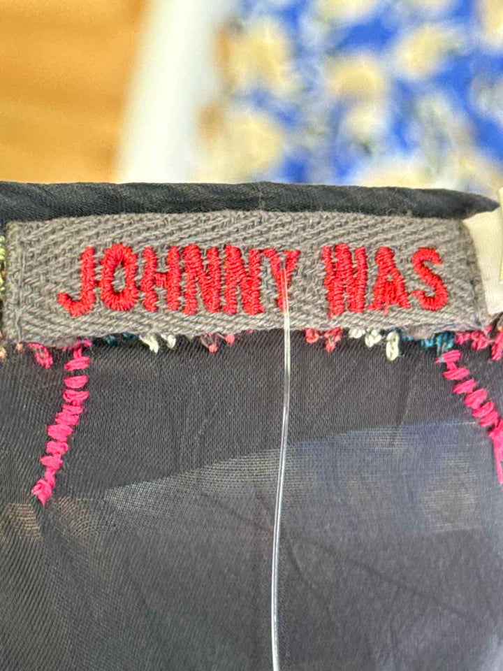 Size S Johnny Was Navy Shirt