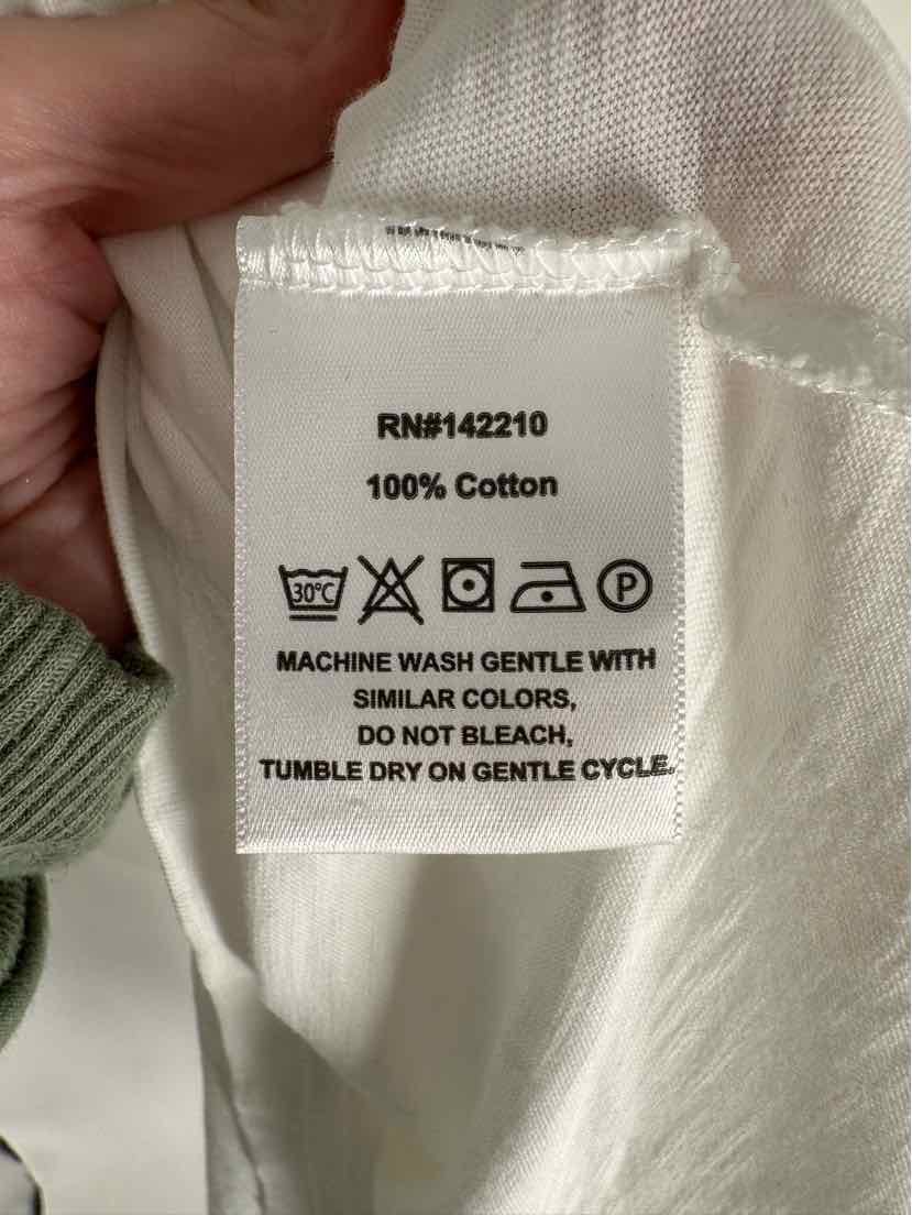 Size L MERSEA White Cotton Shirt