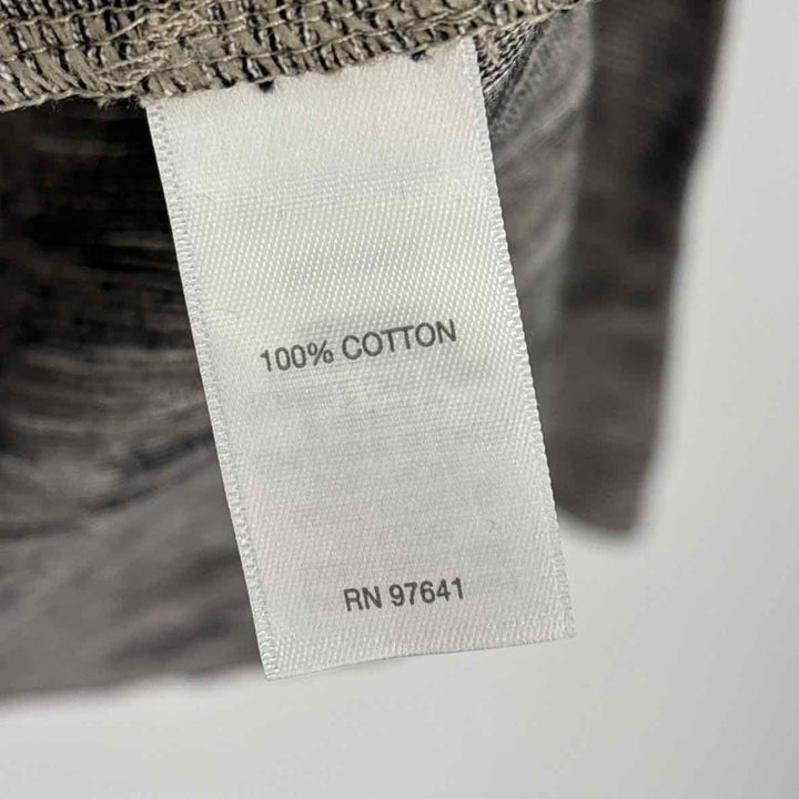 Size L J JILL Gray Cotton Shirt