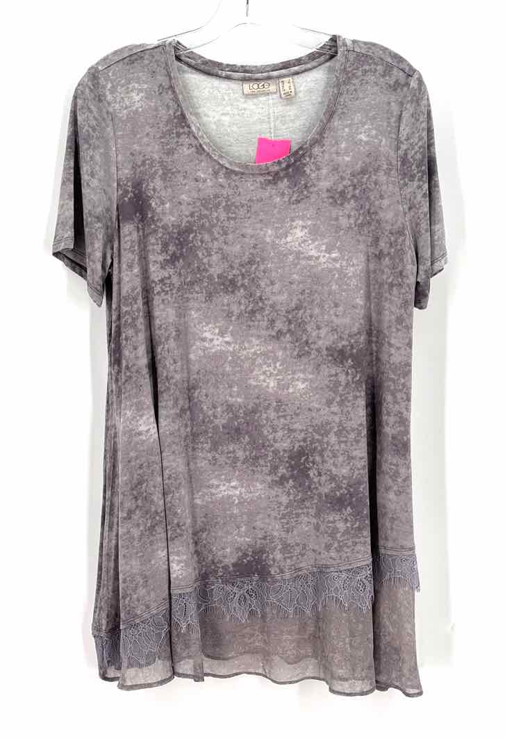Size L LOGO Purple Shirt