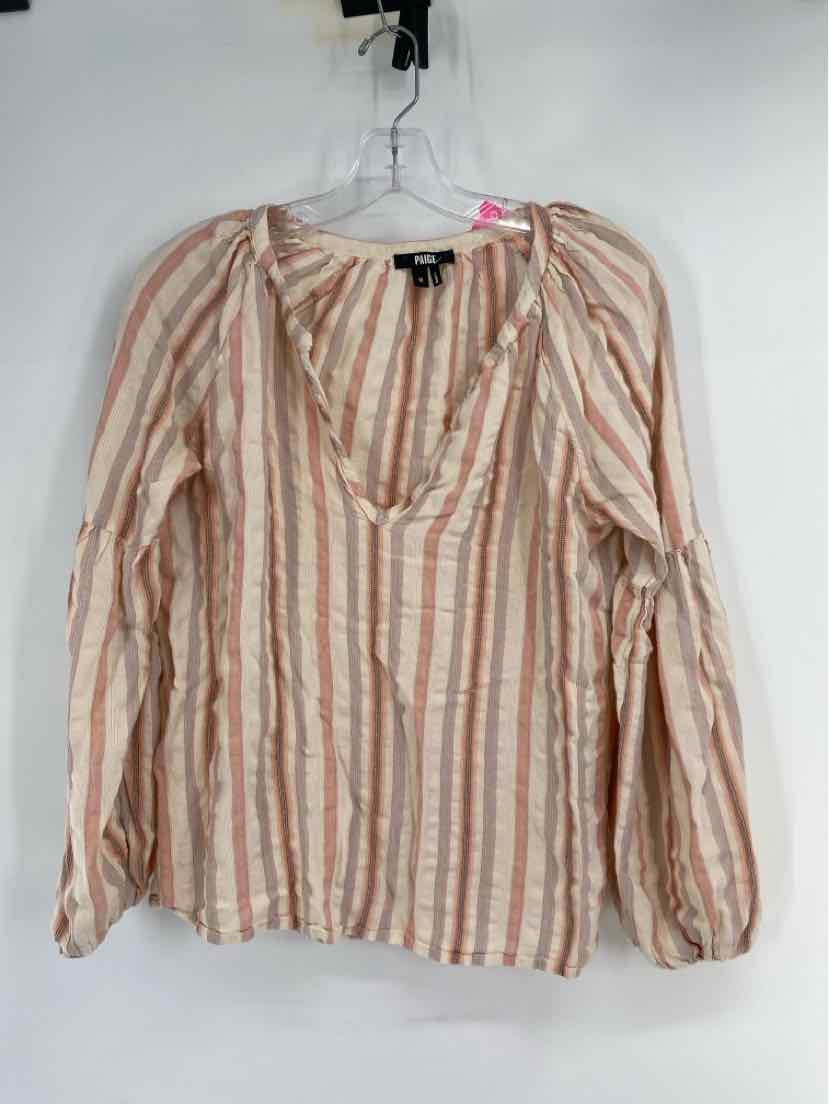 Size M PAIGE Peach Shirt