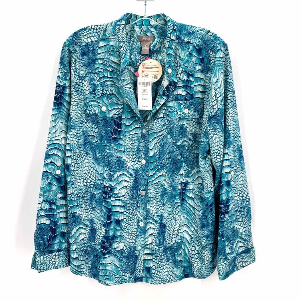 Size L Chico's Multi-Color Shirt