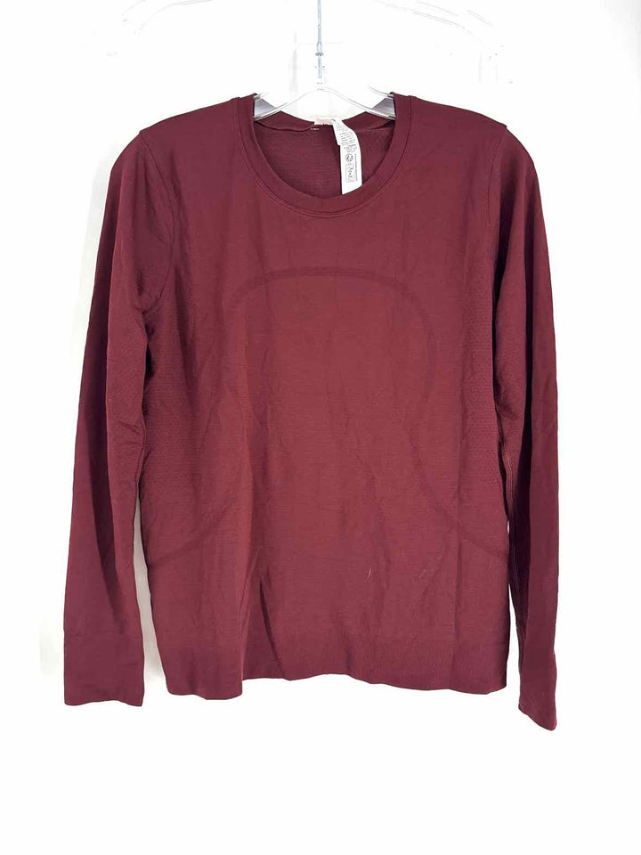 Size 6 Lululemon Burgundy Shirt