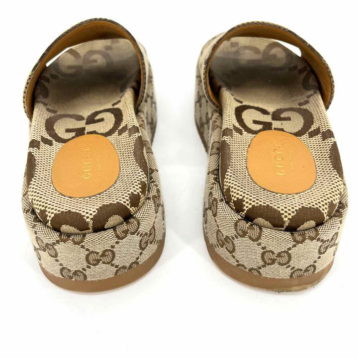 Shoe Size 37 Gucci Tan Luxury - Sandals