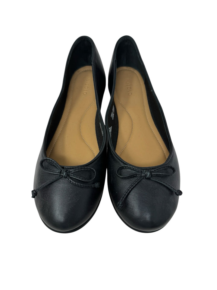 Shoe Size 10 Black Leather Flats