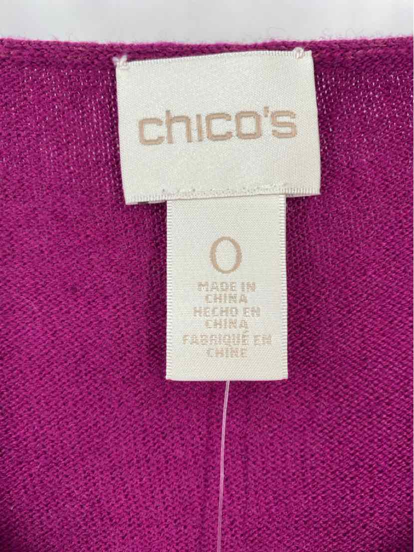 Size S Chico's Magenta Sweater