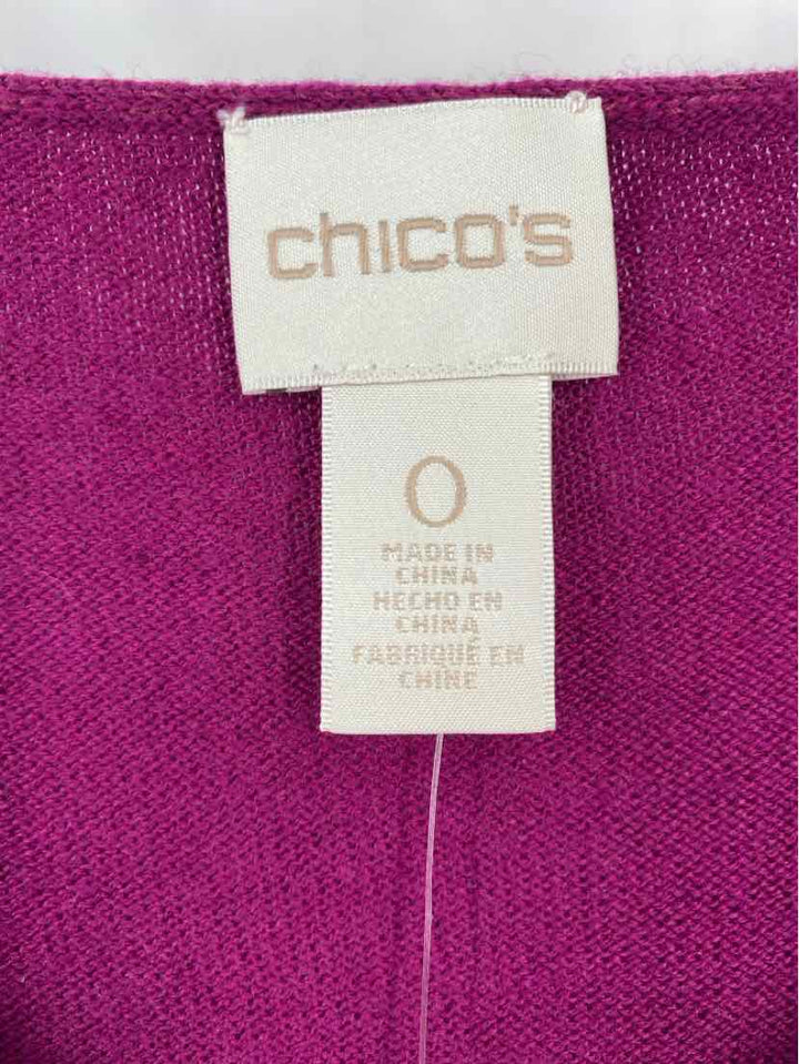 Size S Chico's Magenta Sweater