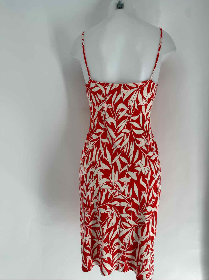 Size 8 DIANE VON FURSTENBERG Red Dress