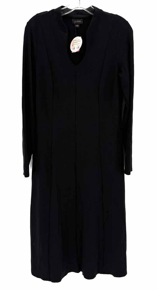 Size M J JILL Black Knit Dress