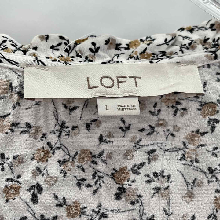 Size L LOFT White Shirt