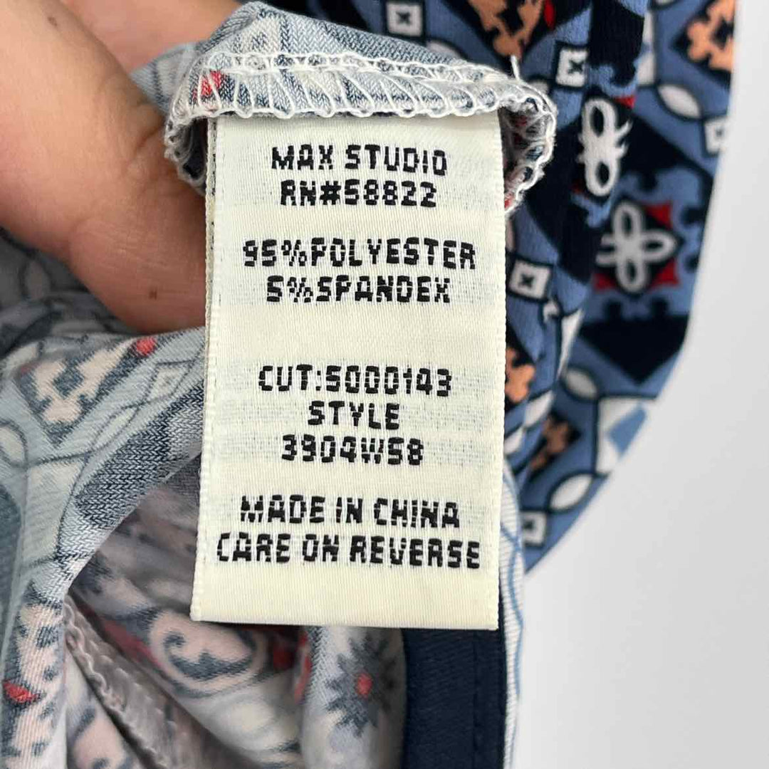 Size M MAX STUDIO Blue Dress