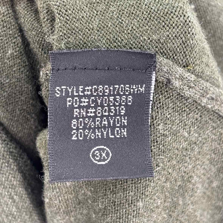 Size 3X CYRUS Forest Green Knit Sweater