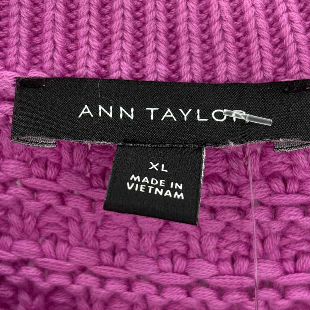 Size XL Ann Taylor Purple Sweater