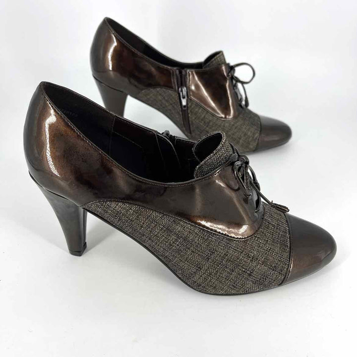 Shoe Size 8 IMPO Brown PATENT Heels