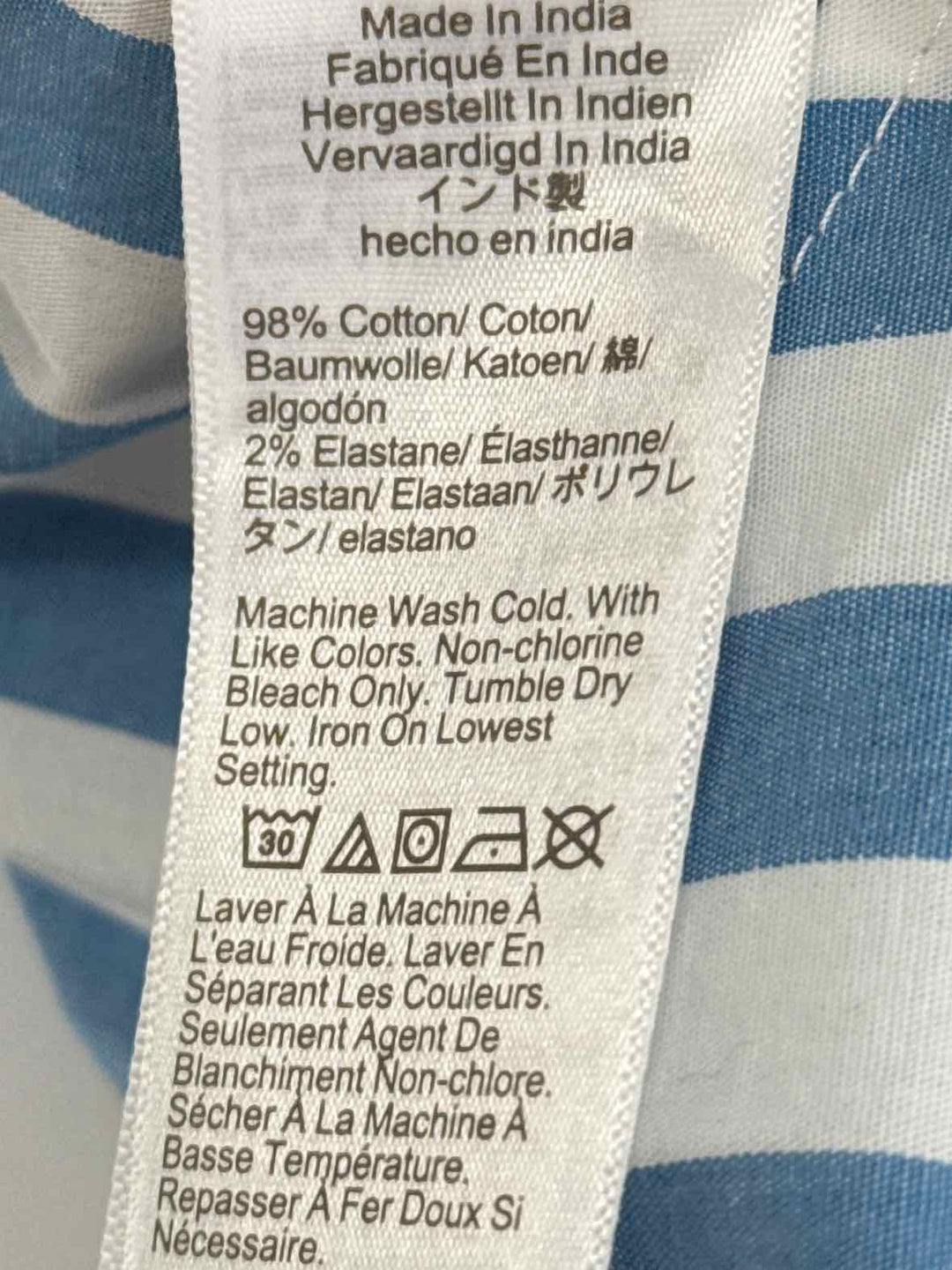 Size XL J Crew Blue Shirt