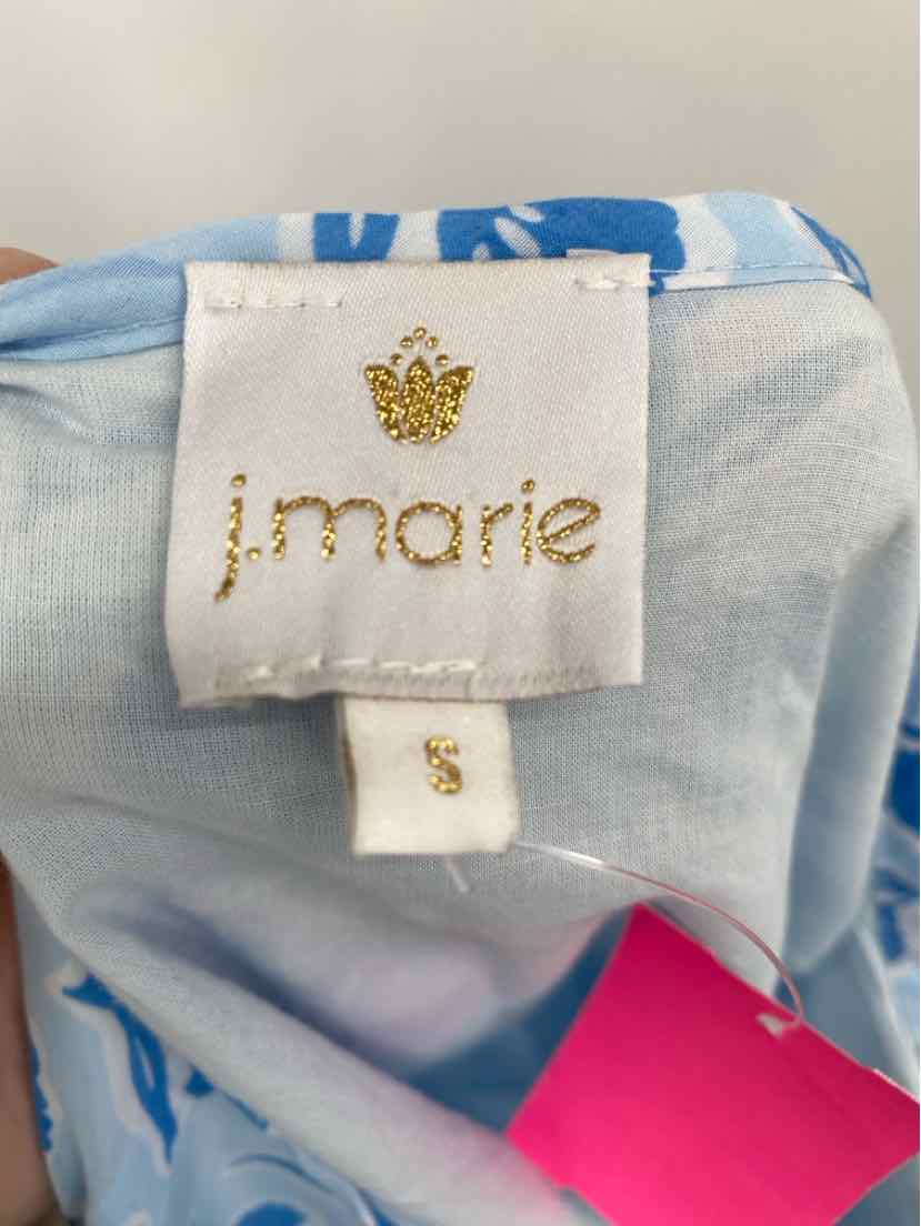 Size S J MARIE Blue Print Dress