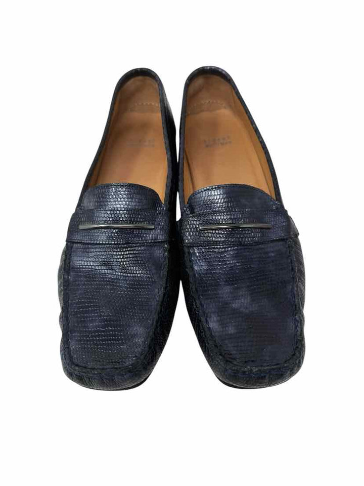 Shoe Size 11 Stuart Weitzman Navy Flats