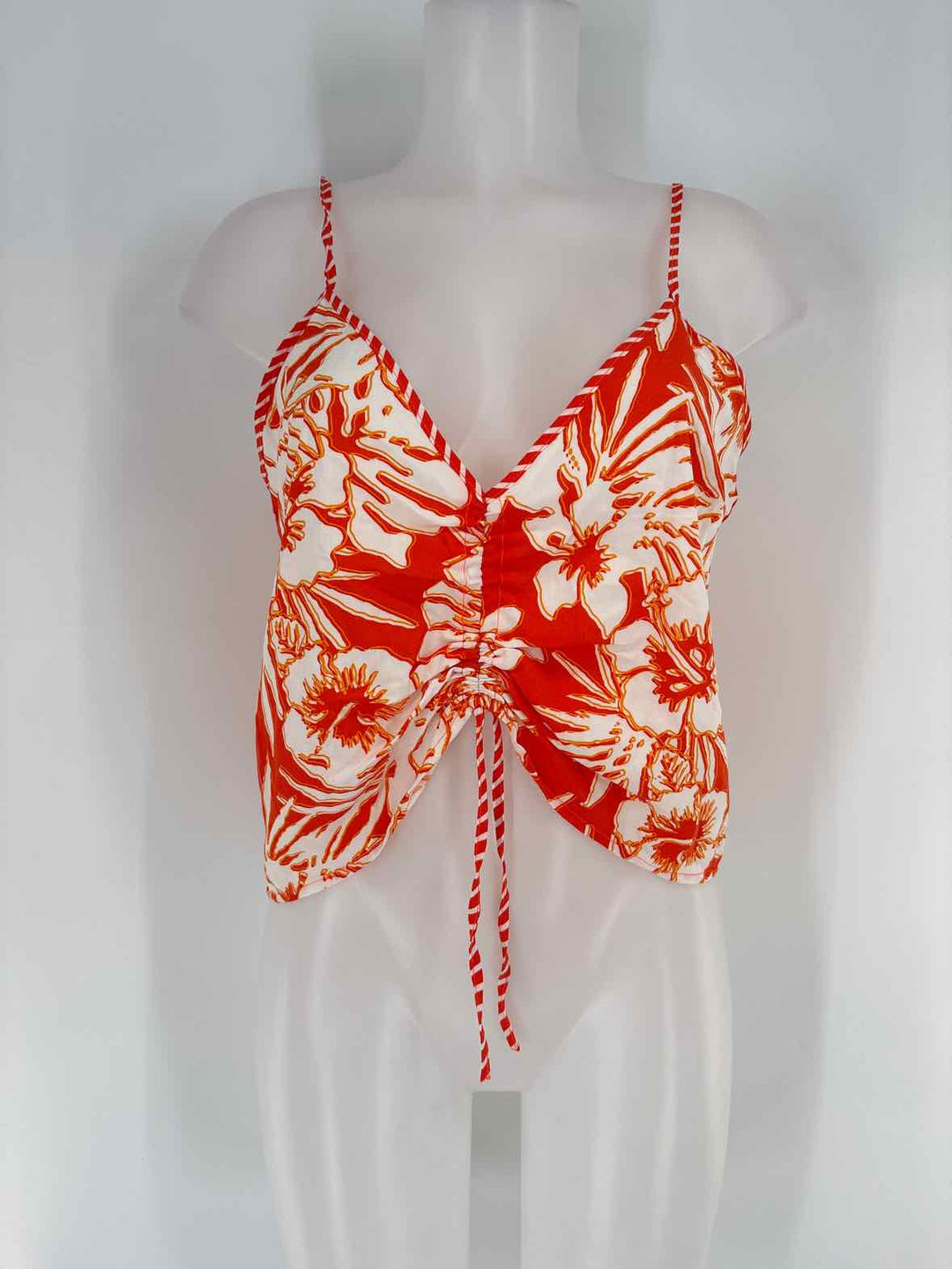 Size M ORANGE PRINT Shirt
