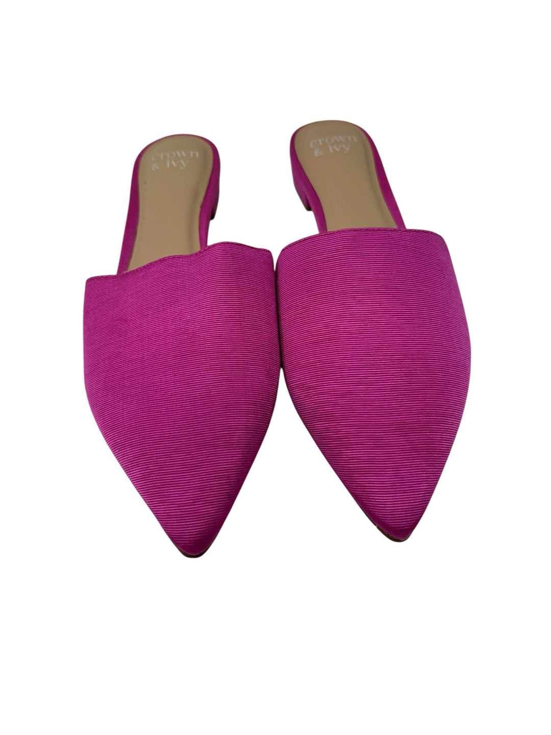 Shoe Size 9.5 CROWN & IVY Pink Mules