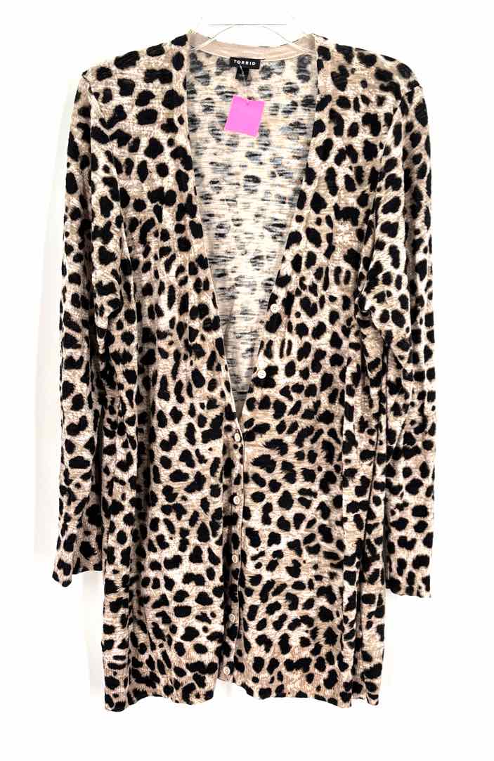 Size 2 Torrid Multi-Color Knit Cardigan