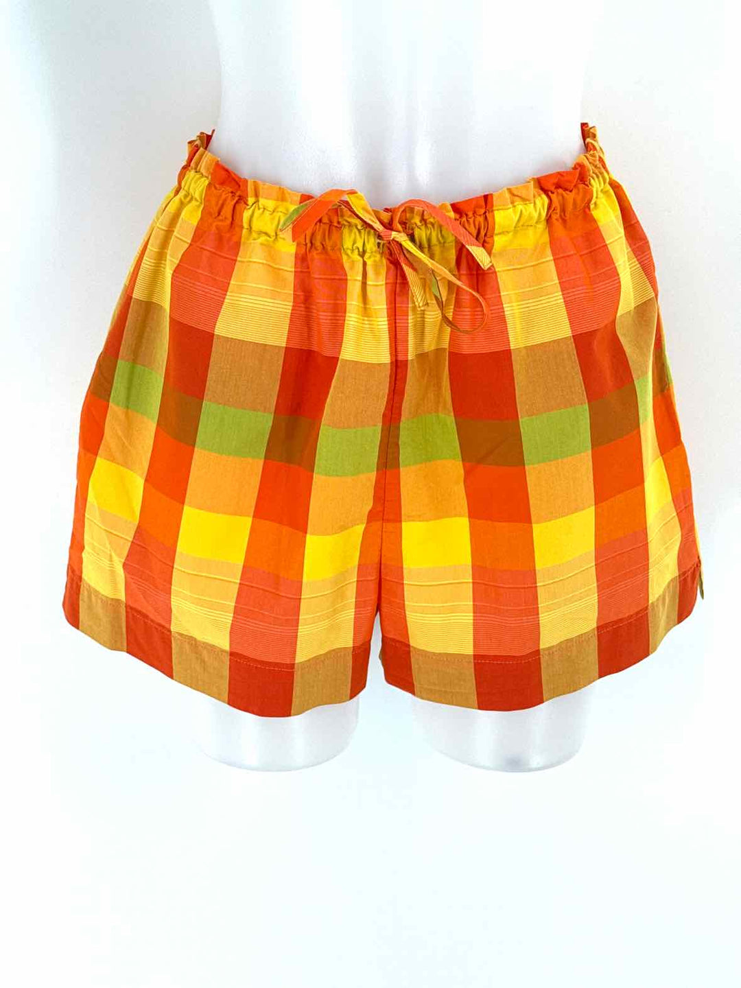 Size S 1. State ORANGE PRINT Shorts