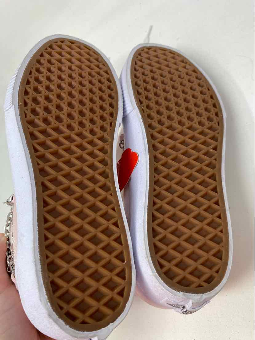 Shoe Size 7.5 Vans Pink Velour Sneakers