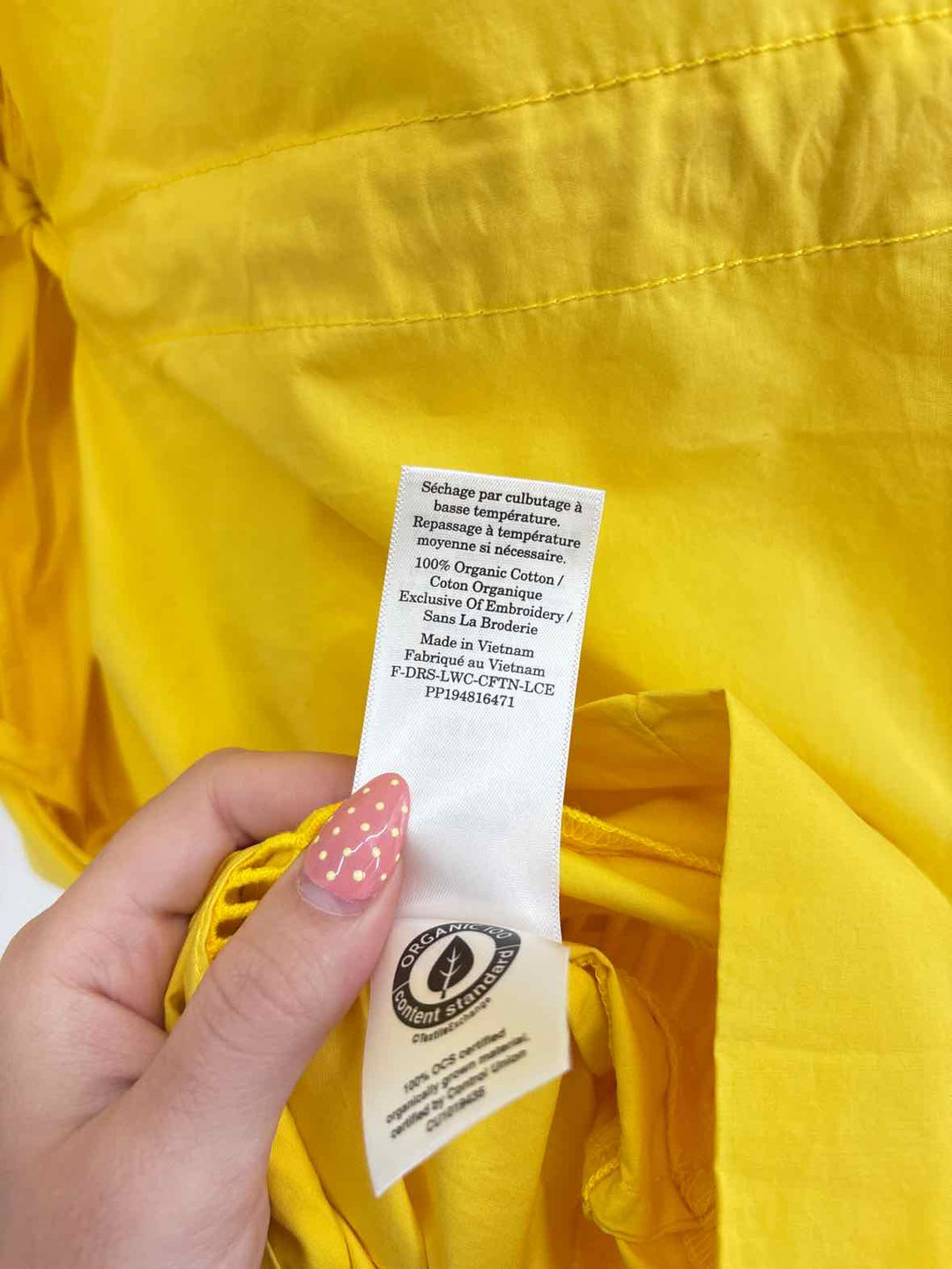 Size S EVERLANE Yellow Dress