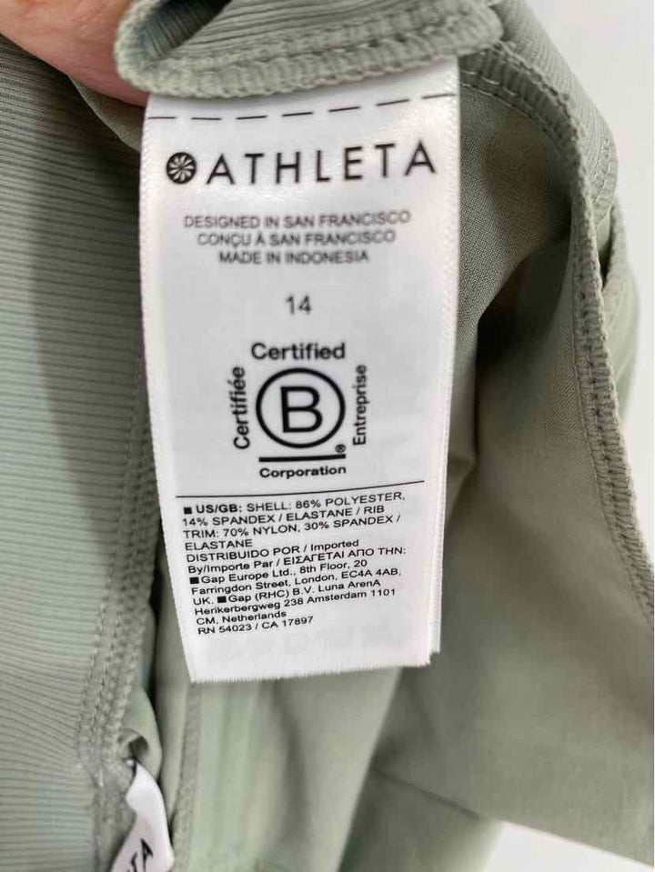 Size 14 Athleta Green Shorts