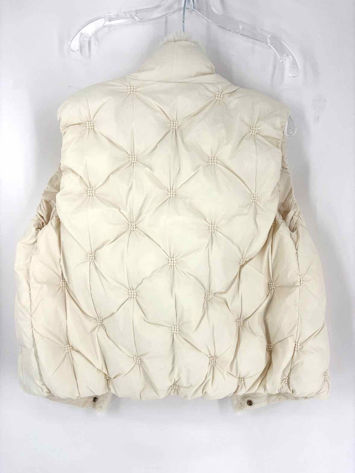 Size 12 Chico's Cream Jacket