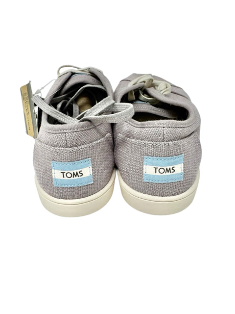 Shoe Size 9.5 Toms Gray Canvas Sneakers