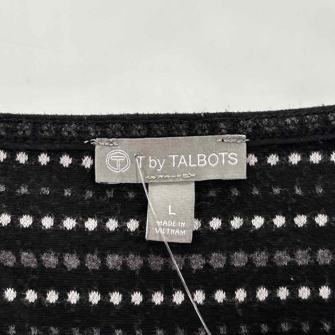 Size L Talbots Black Shirt