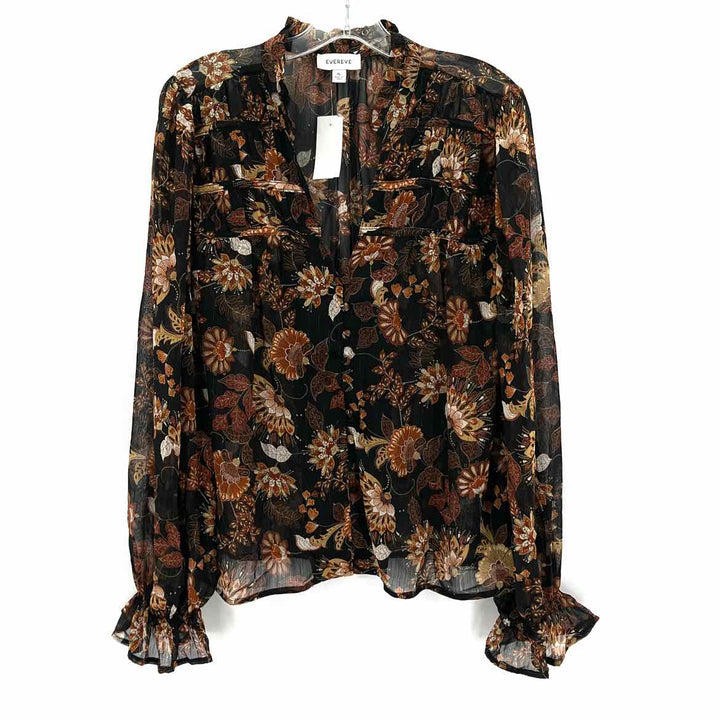 Size XL Brown Print Shirt
