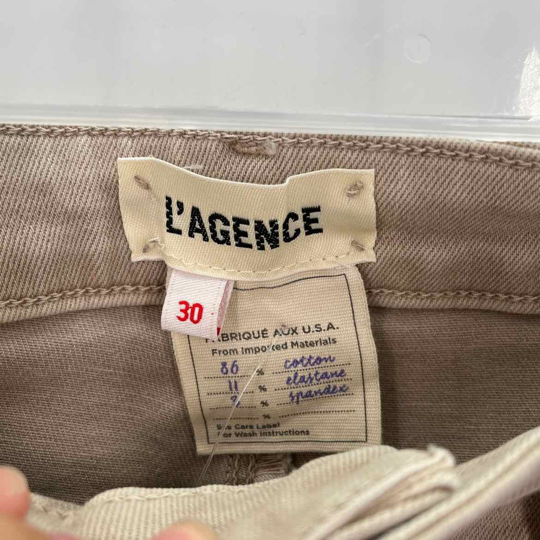 Size 30 L'AGENCE Tan Pants