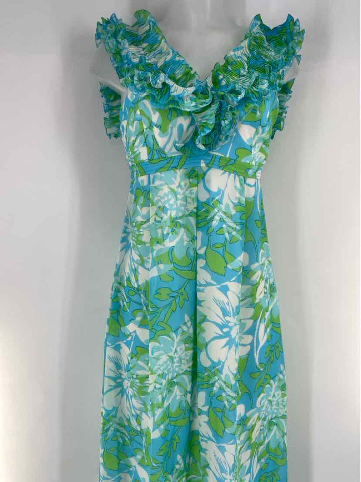 Size 6 Lilly Pulitzer Blue Print Dress