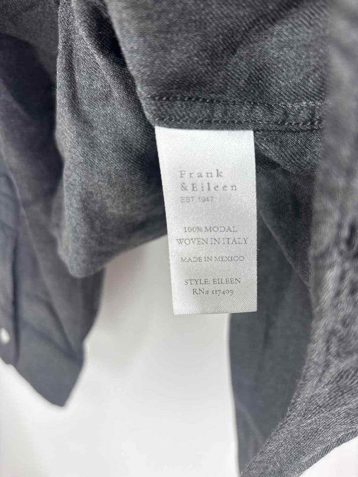 Size XL FRANK & EILEEN Gray Shirt