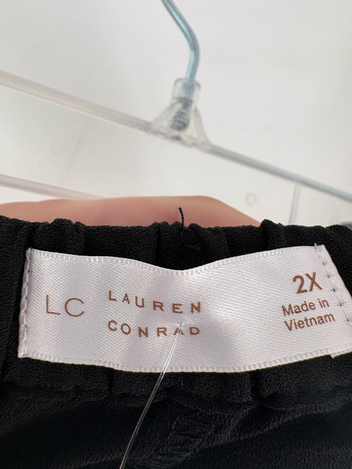 Size 2X LAUREN CONRAD Black Skirt