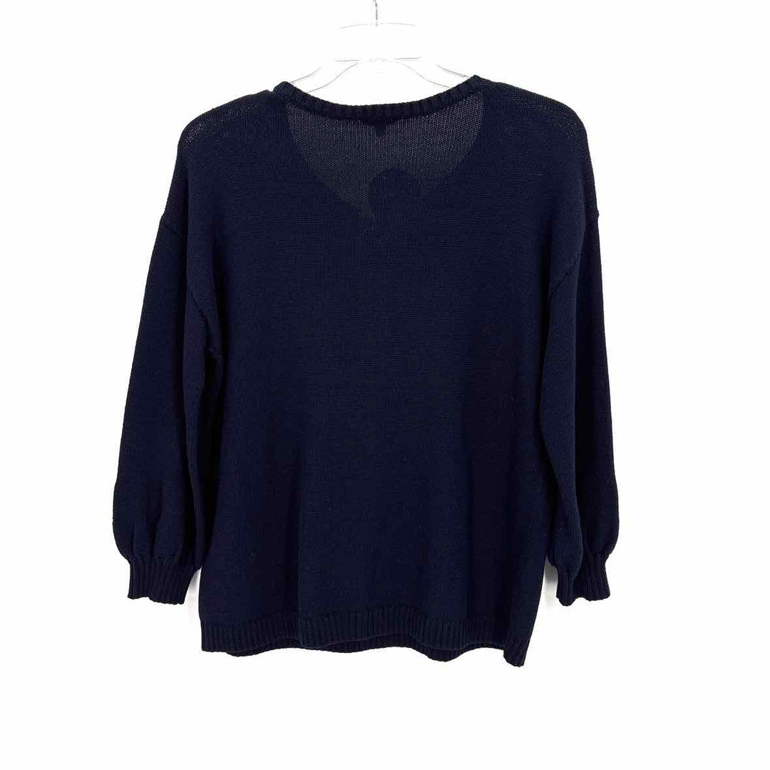 Size 1X Talbots Navy Sweater