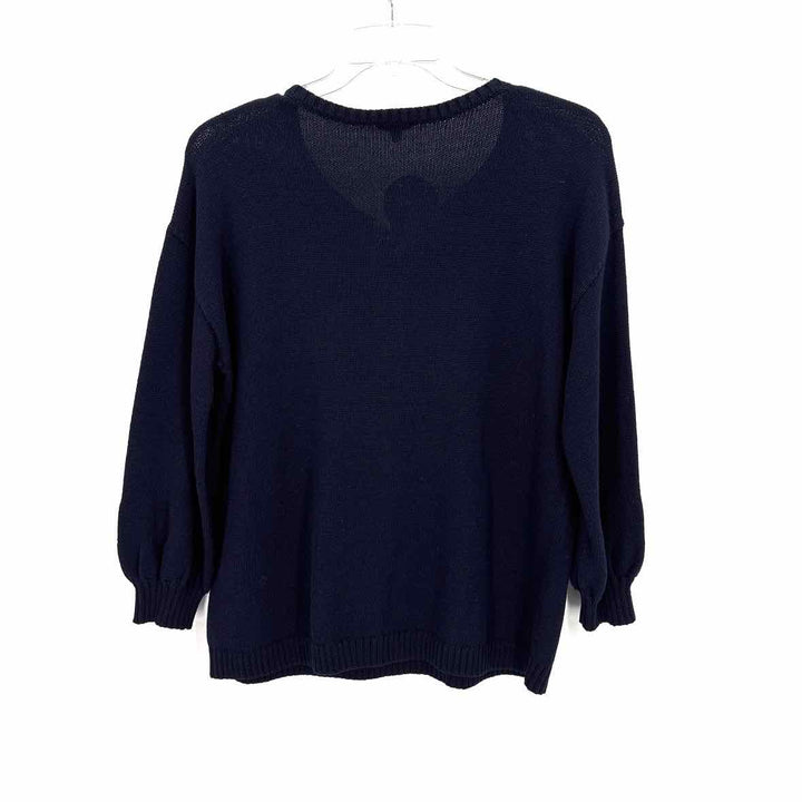 Size 1X Talbots Navy Sweater
