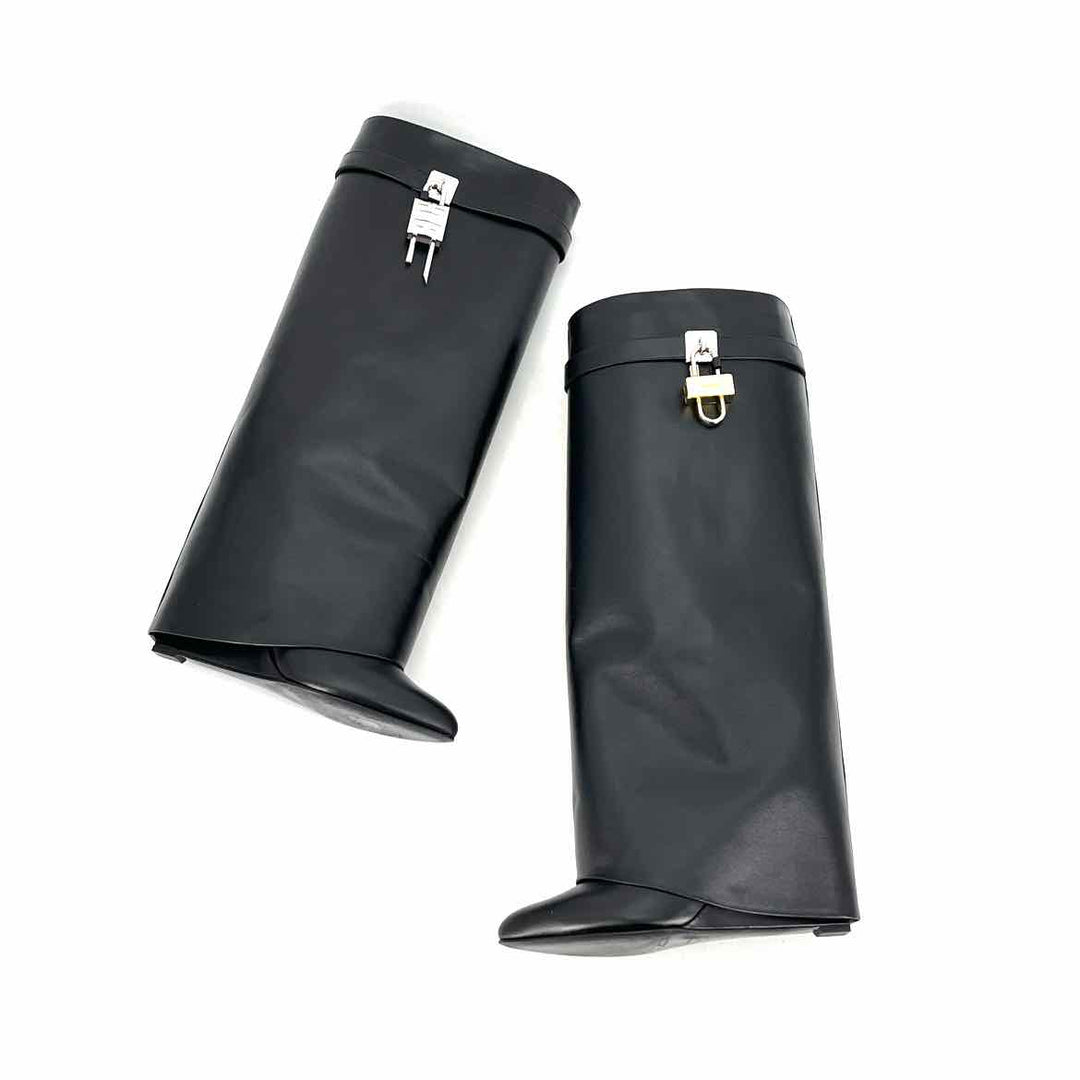 Shoe Size 44 GIVENCHY Black Leather Luxury - Boots