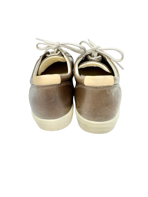 Shoe Size 40 ECCO Brown Leather Sneakers