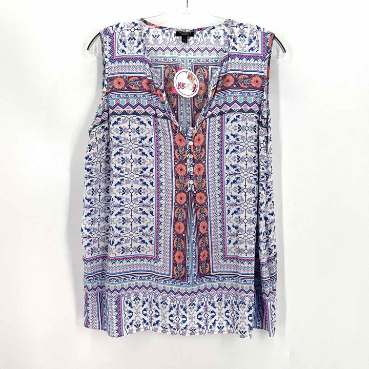 Size 2X Talbots Multi-Color Shirt
