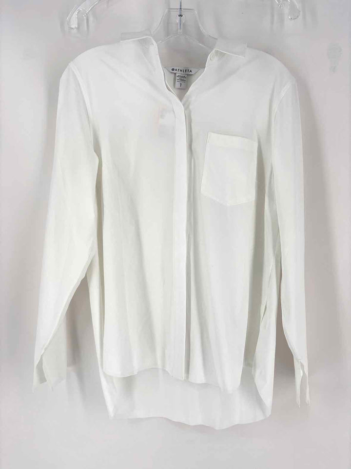 Size S Athleta White Shirt