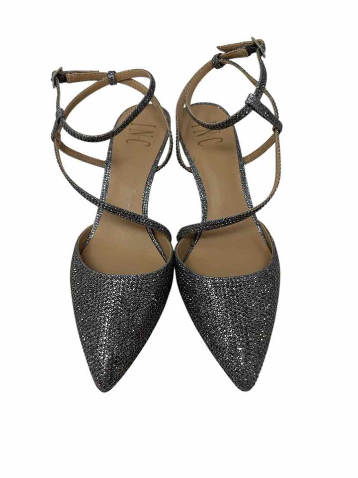 Shoe Size 7.5 INC Silver Pumps